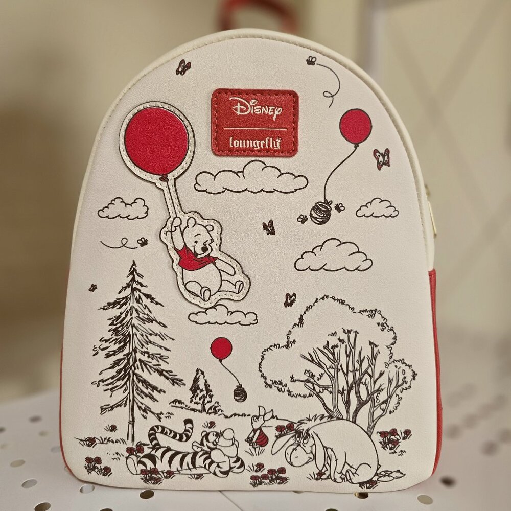 Loungefly Disney Winnie The Pooh Balloons Mini Backpack